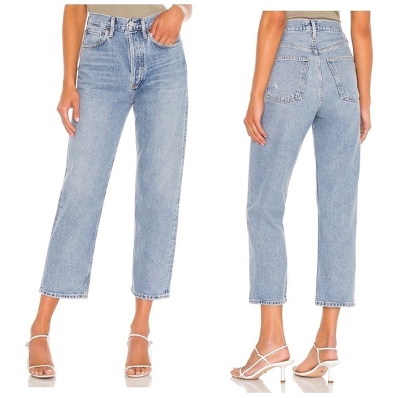 Agolde Jeans 90’s High Rise Straight Jeans 27 - Picture 4 of 11